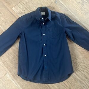 Crewcuts navy collared button down. Size 12. Perfect condition, freshly pressed.
